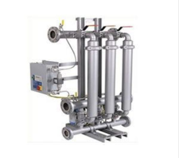 Tubular liquid automatic backwash filtration system