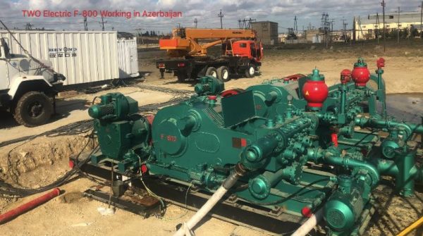 Electric F-800 Triplex Mud Pumps