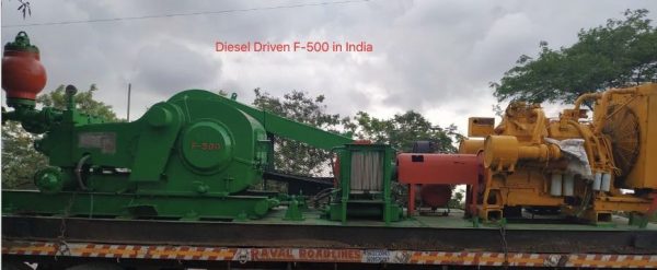 Diesel-driven F-500 Triplex Mud Pump